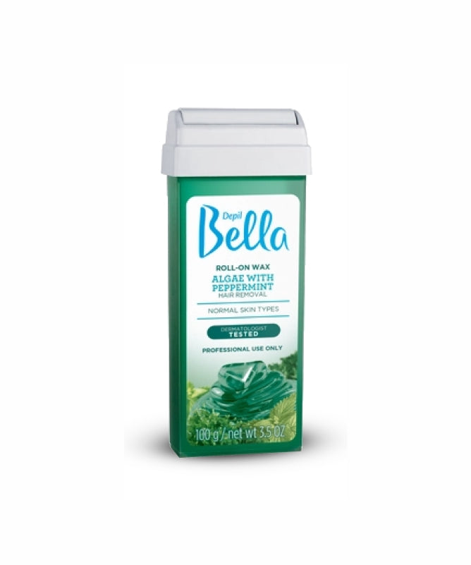 Depil Bella Roll-On Algae with Peppermint Wax Cartridges 3.52Oz