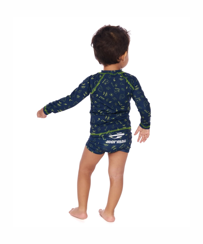 Baby Boy Rash Guard 1-3 Years – Long Sleeve UV50+ | Mormaii REF: 8129