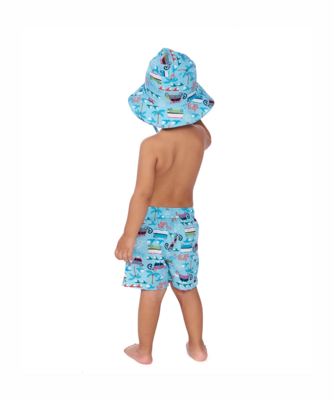 Baby Boy Bucket Hat 1-3 Years – Sun Protection & Stylish Design | REF: 8192