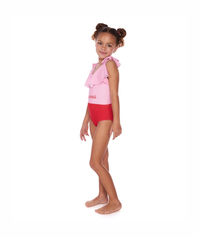 Girls' One-Piece Swimwear Mormaii Ages 4-10- REF: 84519