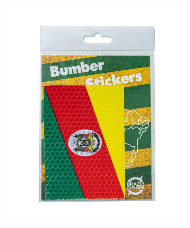 Brazilian States Bumper Stickers - Durable & Weather - Resistant Fan Decals (Pack of 3)
