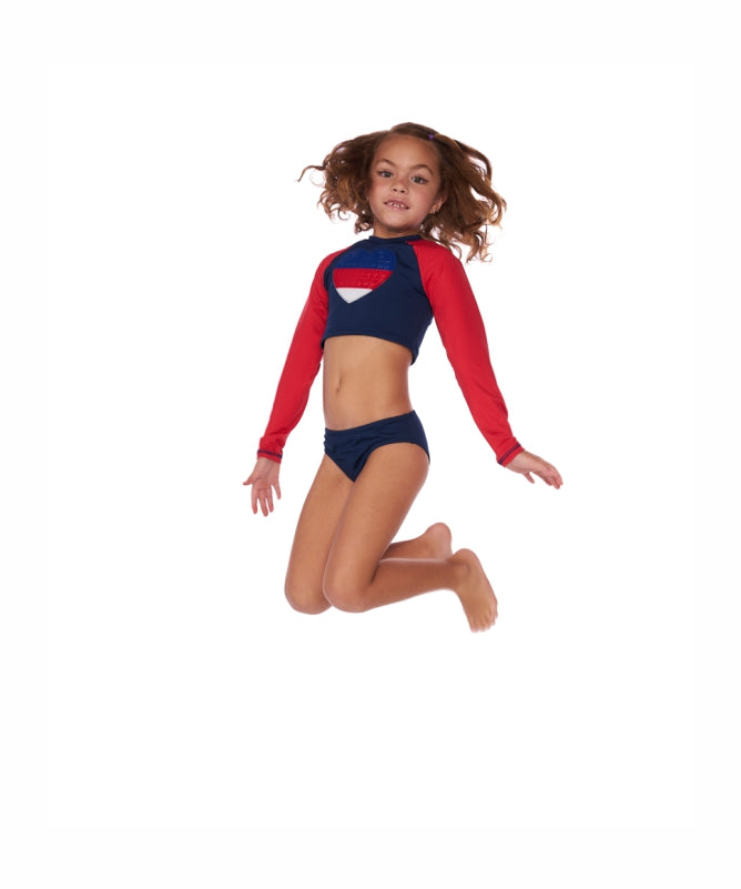 Girls' Cropped Set Mormaii Ages 4-10 - REF: 84650