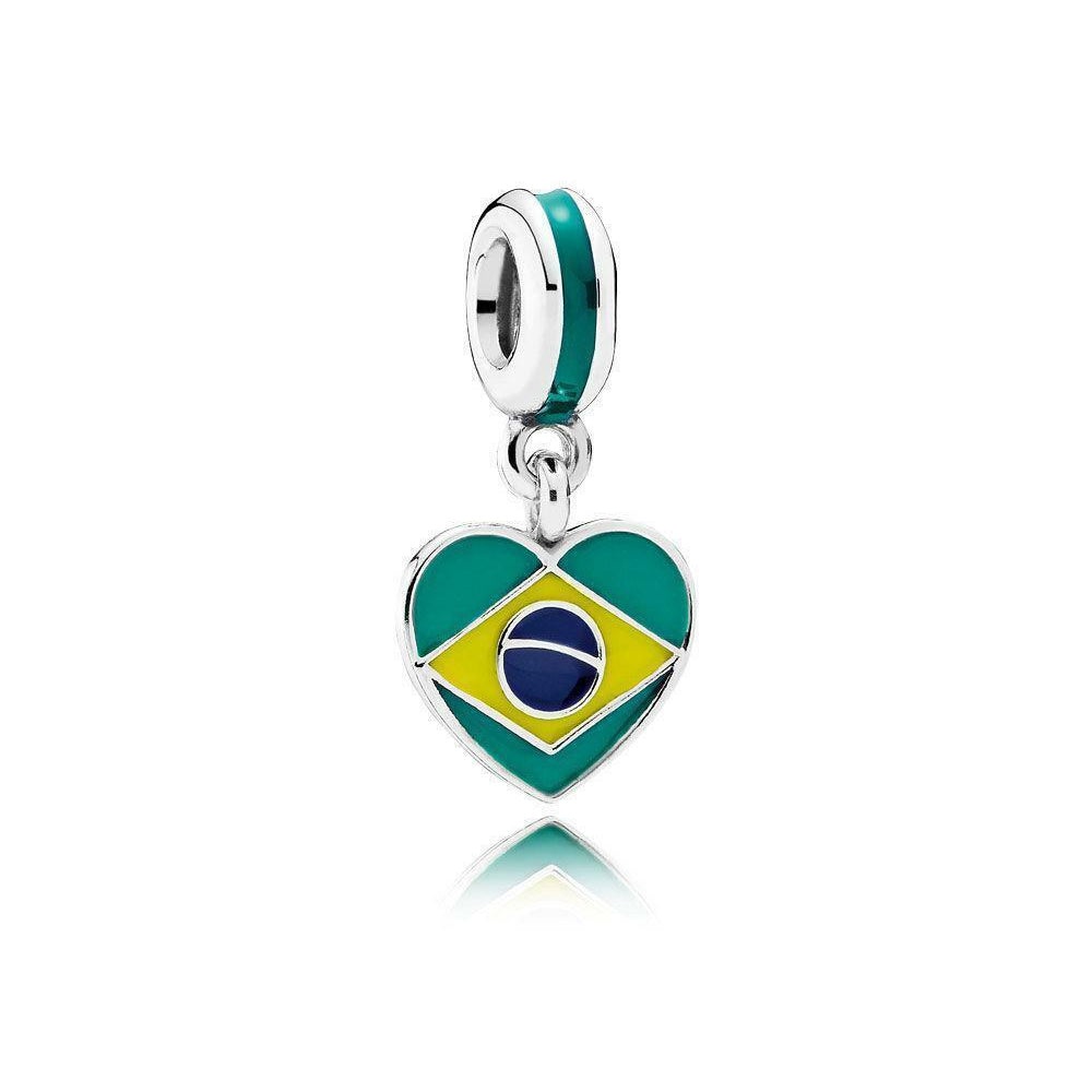 Brazil fits to Pandora Charm – Elegant & Collectible Bracelet Accessory