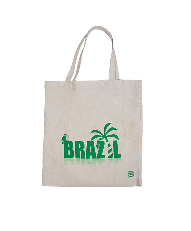 Canvas Tote Bag with Brazilian Design - Stylish and Eco-Friendly Shopping and Travel Companion
