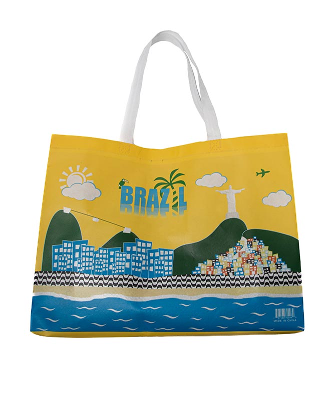 Brazilian Non-Woven Market Bag – Reusable Shopping Tote (Pack of 3)