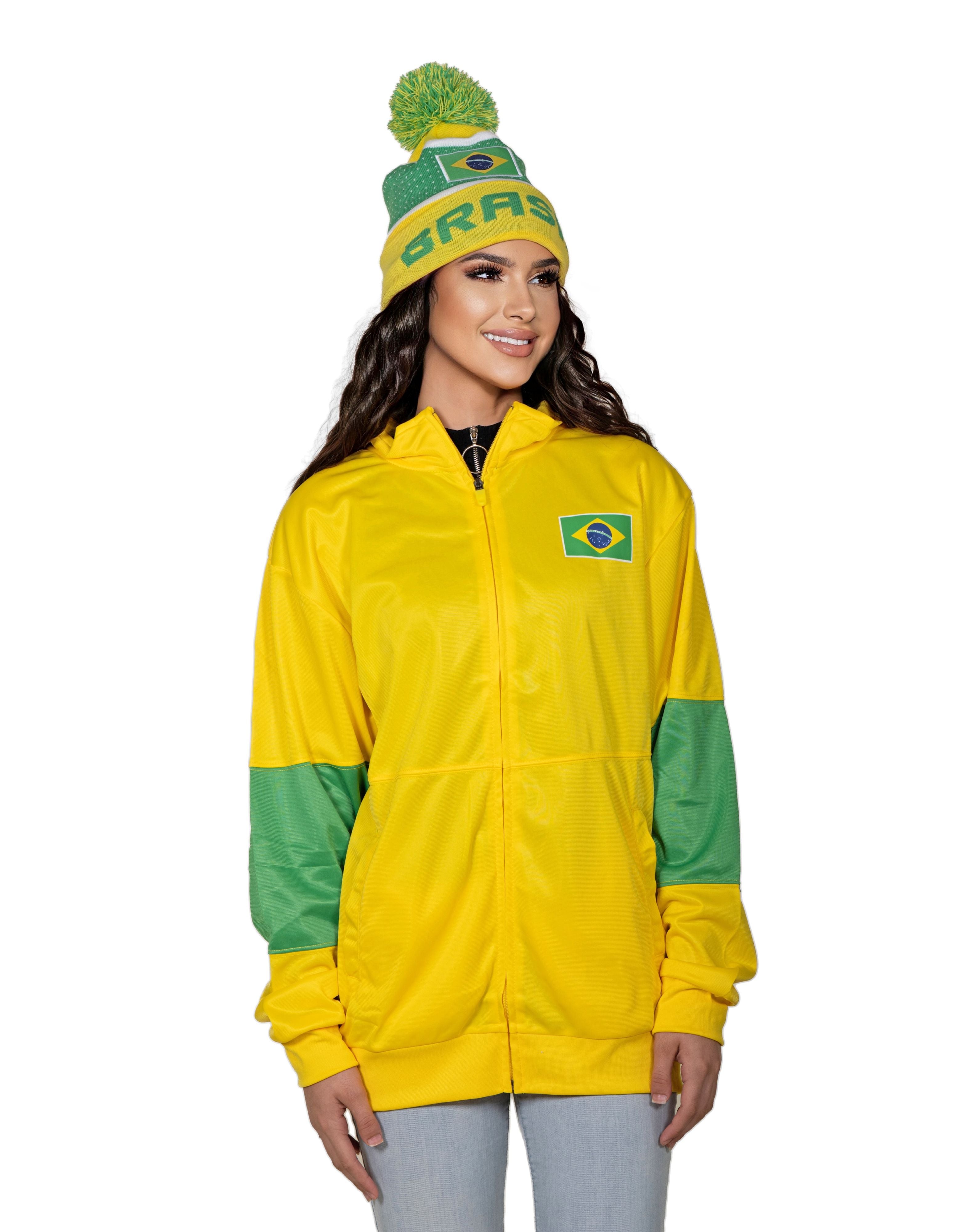 Brazil Tracking Jacket Uniform Yellow - BrTrJaPeUnYe