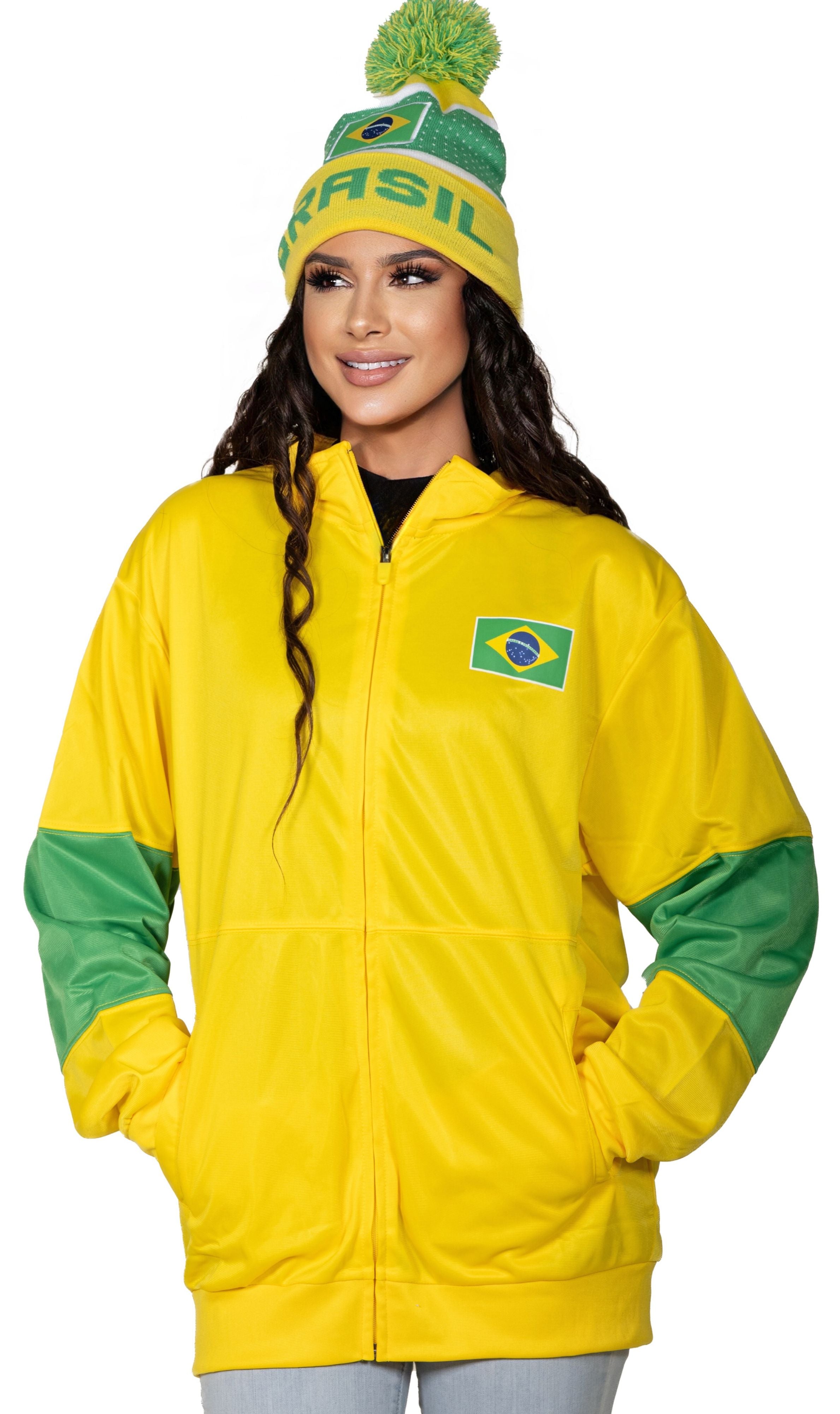 Brazil Tracking Jacket Uniform Yellow - BrTrJaPeUnYe