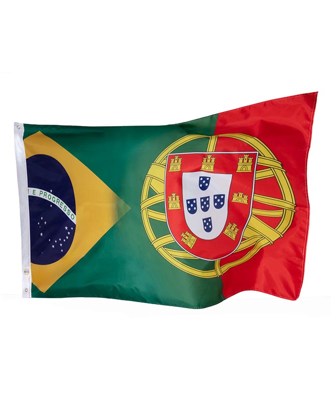 Dual Country Flags 2x3 Feet – Polyester Oxford Fabric, Durable & High-Quality