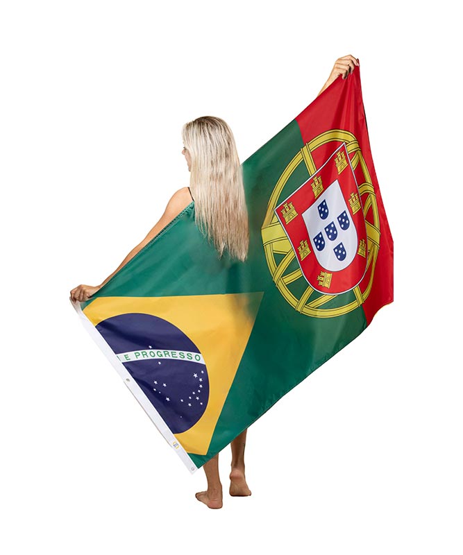 Dual Country - 3x5 Oxford Material Flags