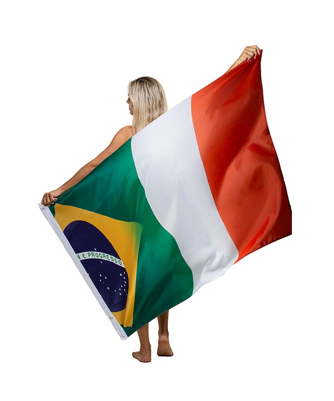 Dual Country - 3x5 Oxford Material Flags