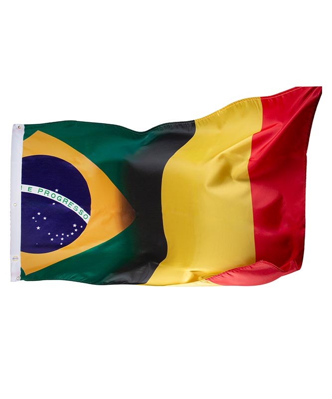 Dual Country - 3x5 Oxford Material Flags