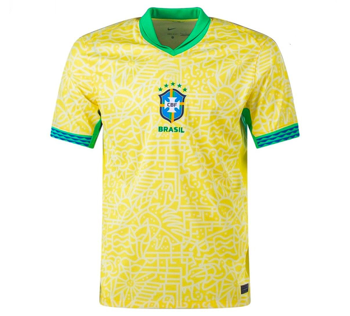 Men's and Women's Brazil Jersey – Yellow, Breathable & Comfortable Sportswear
