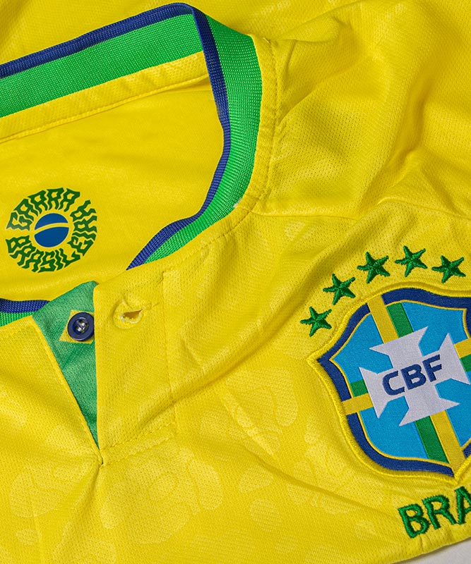 Men's Brazil Jersey – Yellow, Breathable & Comfortable Sportswear