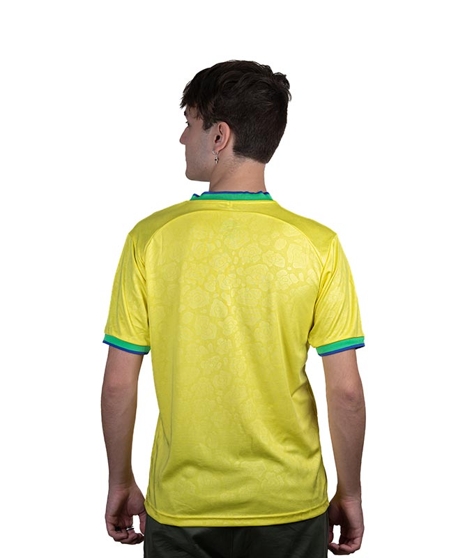 Men's Brazil Jersey – Yellow, Breathable & Comfortable Sportswear