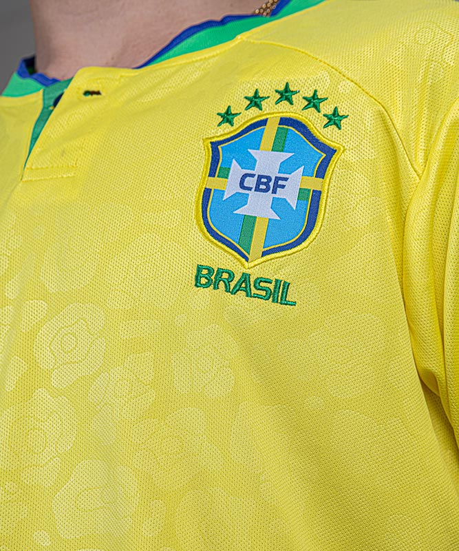 Men's Brazil Jersey – Yellow, Breathable & Comfortable Sportswear