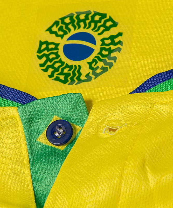 Men's Brazil Jersey – Yellow, Breathable & Comfortable Sportswear