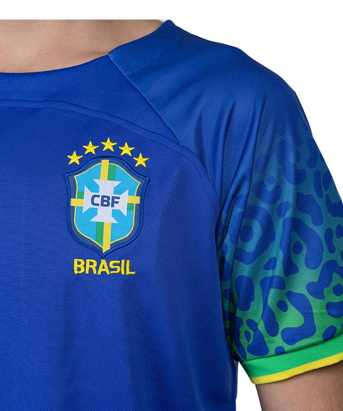 Men's Brazil Jersey – Blue, Breathable & Comfortable Sportswear
