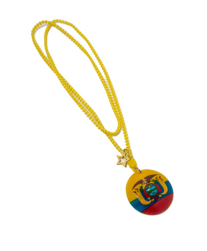 Ecuador Zipper Necklace - Nations