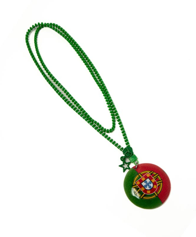 Portugal Zipper Necklace - Nations