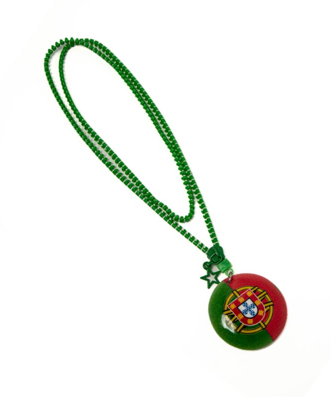 Portugal Zipper Necklace - Nations