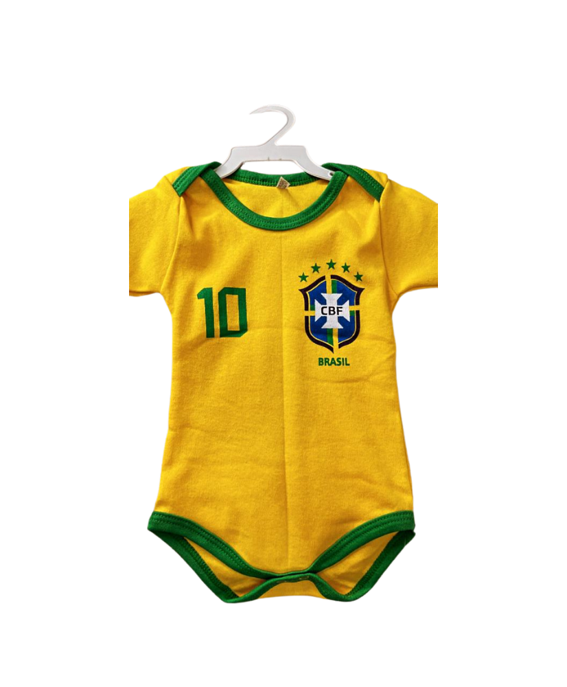 Baby Soccer Uniform Brazil